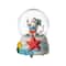 Glitzhome® 100mm Christmas Resin Musical Snowflakes Santa on Vacation Waterglobe